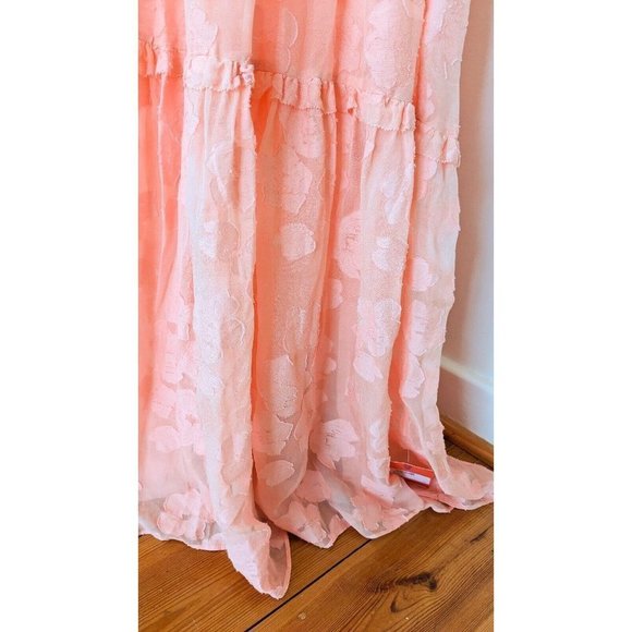 Ulla Johnson Margaux Fil Coupé Silk Chiffon Maxi Dress size 4/AU 8 BNWT - Picture 8 of 16